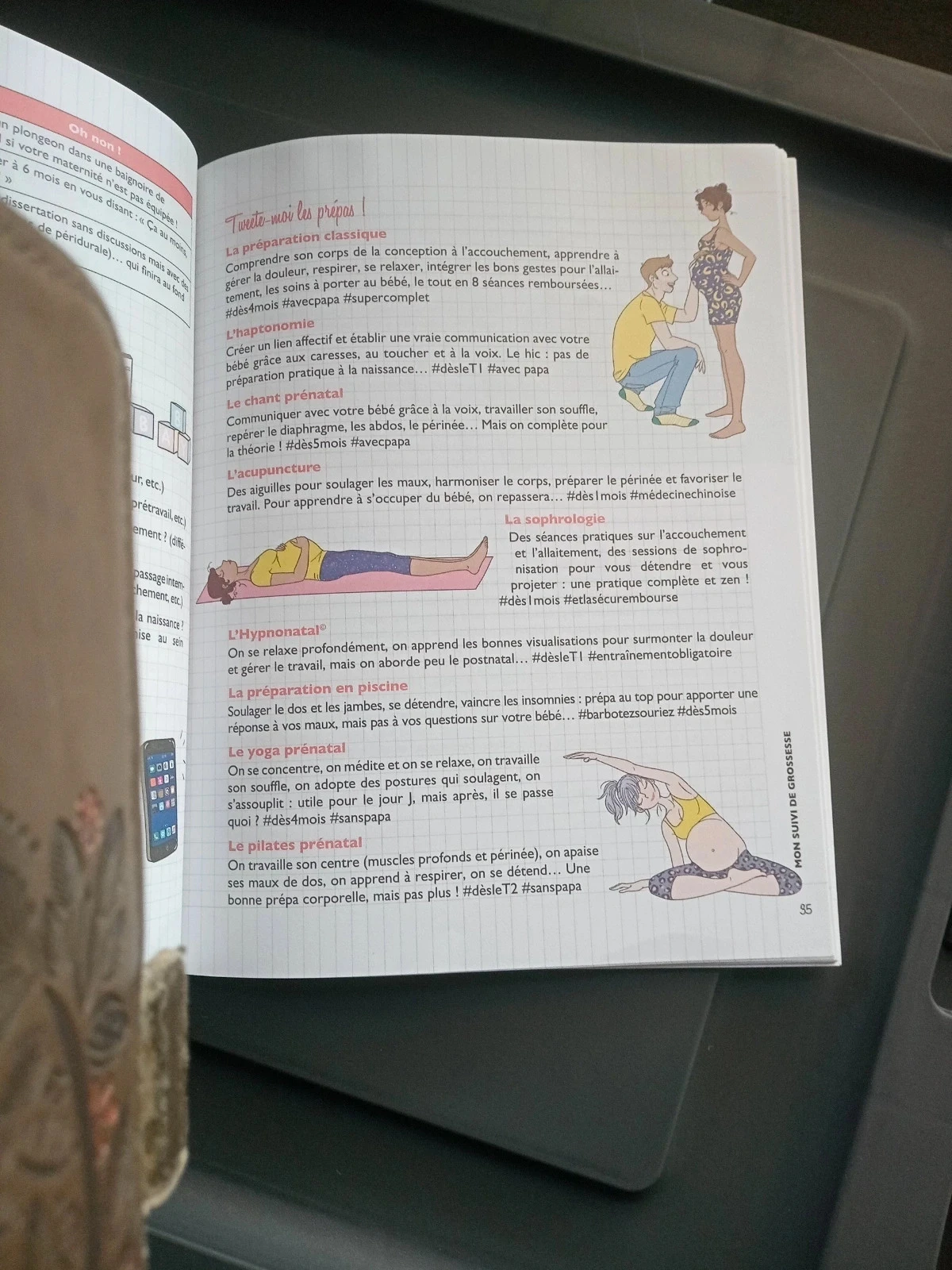 Libro "Mon p'tit cahier - Ma grossesse au naturel" - Véronique Deiller – photo 10